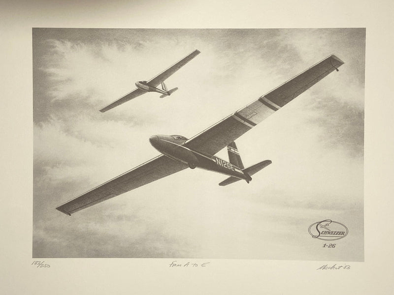 Limited Edition Aviation Art Lithograph.